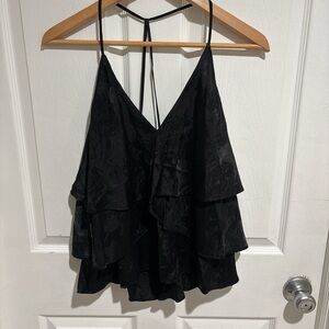 Express Black Layered Camisole Top